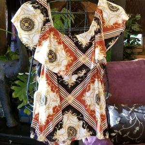 Eye Candy Blouse Sz Jr L